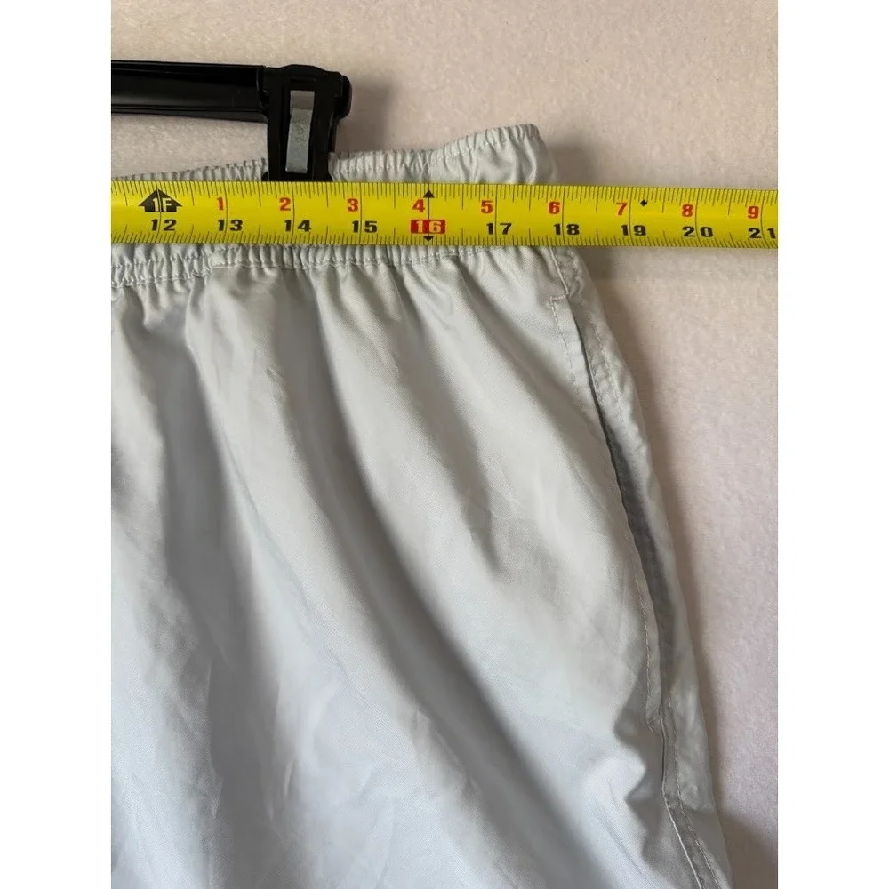 Nike Swim Shorts Men XL Light Gray Lightweight No Liner Elastic Waist Beach